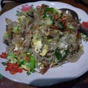 Mie lethek Goreng warung bakmi Nyeni