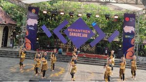 Penampilan salah satu peserta gelar potensi seni. (Foto: Herdy)