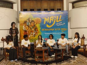 Launching Lagu OST Film MAJU: Jejak Pahit si Kembang Gula. (Foto: Herdy) 